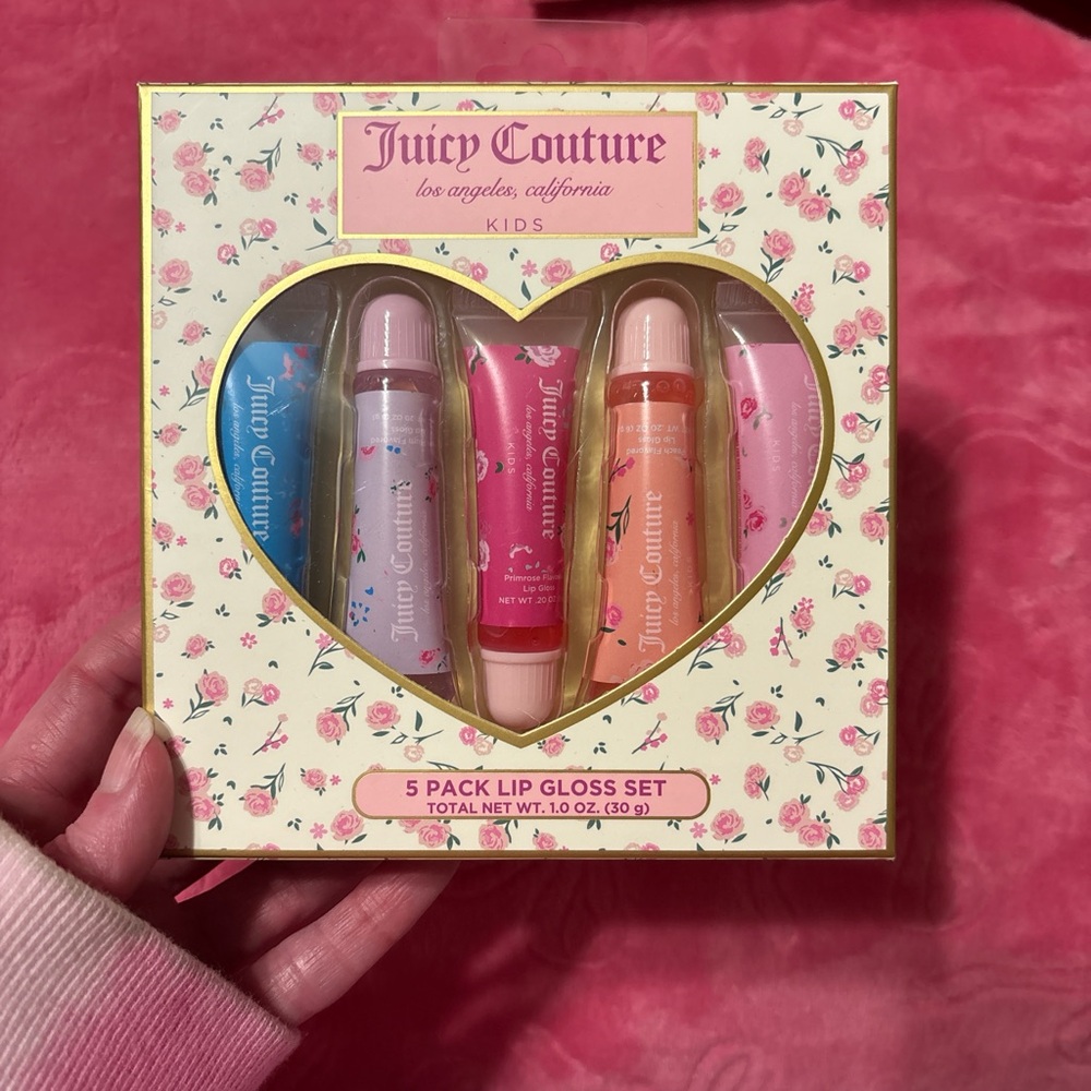 Juicy Couture Kids Lip Gloss Collection - 5 Vibrant Shades